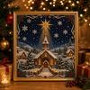Weihnachts 5D Perlen Diamant Malerei Kit DIY Hirsch Weihnachtsmann Baum Kunst Handwerk zum Aufhängen an der Wand Heimdeko Party Szene Gestaltung