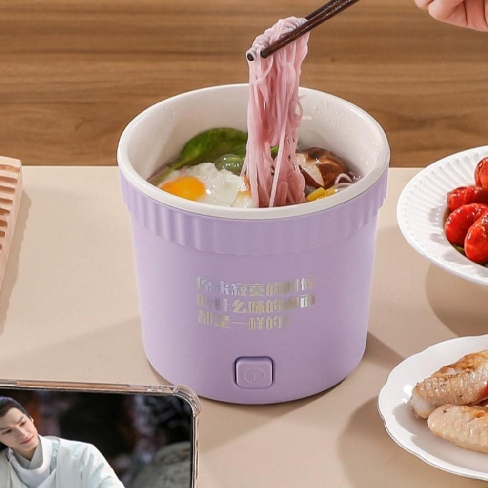 Noodles Bowl Electric Hot Pot Steamer All-in-one Pot Mini Cooking Pot Mini Electric Cooker Kitchen