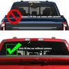 Smoked Black 3rd Third Brake Light Cover Trim Decoration For Ford F150 2015-