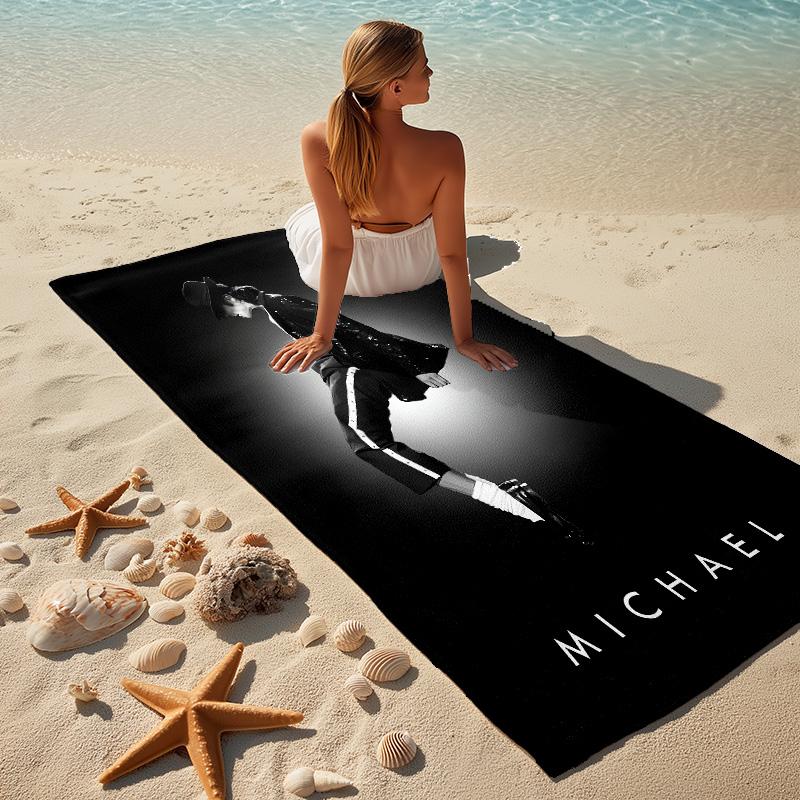Michael Jackson Stylish Digital Printing Beach Towel Quick Drying Absorbent Blanket For Beach Pool Gym Travel Christmas Gift C9211928