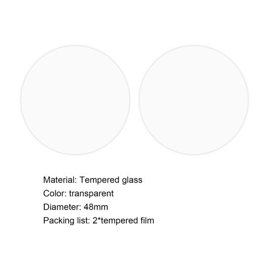2ks Tempered Film Ultratenký, vysoce čirý průhledný ochranný kryt obrazovky chytrých hodinek pro Huawei Watch 3 Pro