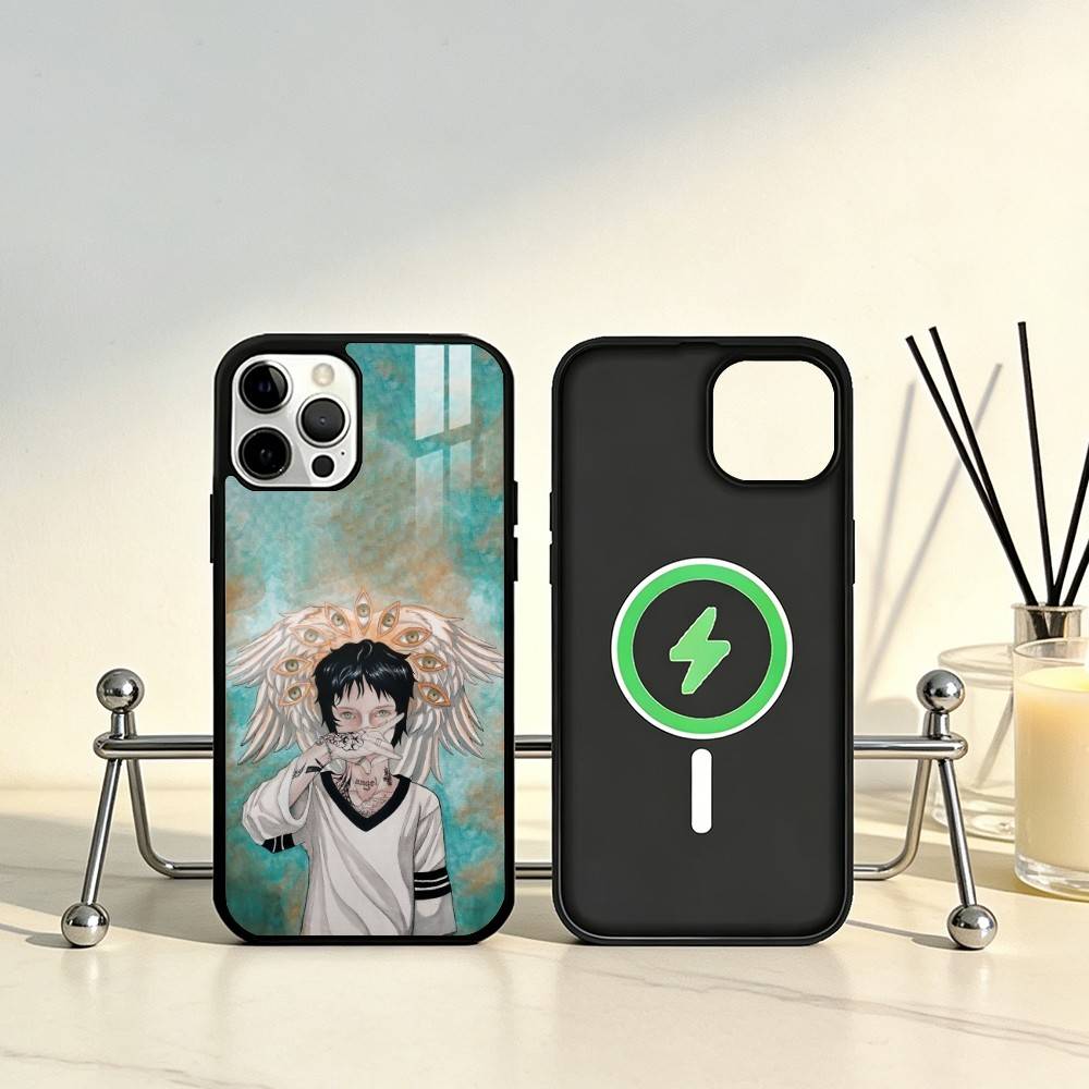 Singer K-Kai Angel Damage Phone Case For iPhone17,16,15,14,13,12,11 Plus,Pro Max Magnetic For Magsafe Wireless Charging
