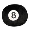 Creative Black 8 Billiard Throw Pillow Plush Toy Sofa Pillow Cushion Living Room Ornament Decoration
