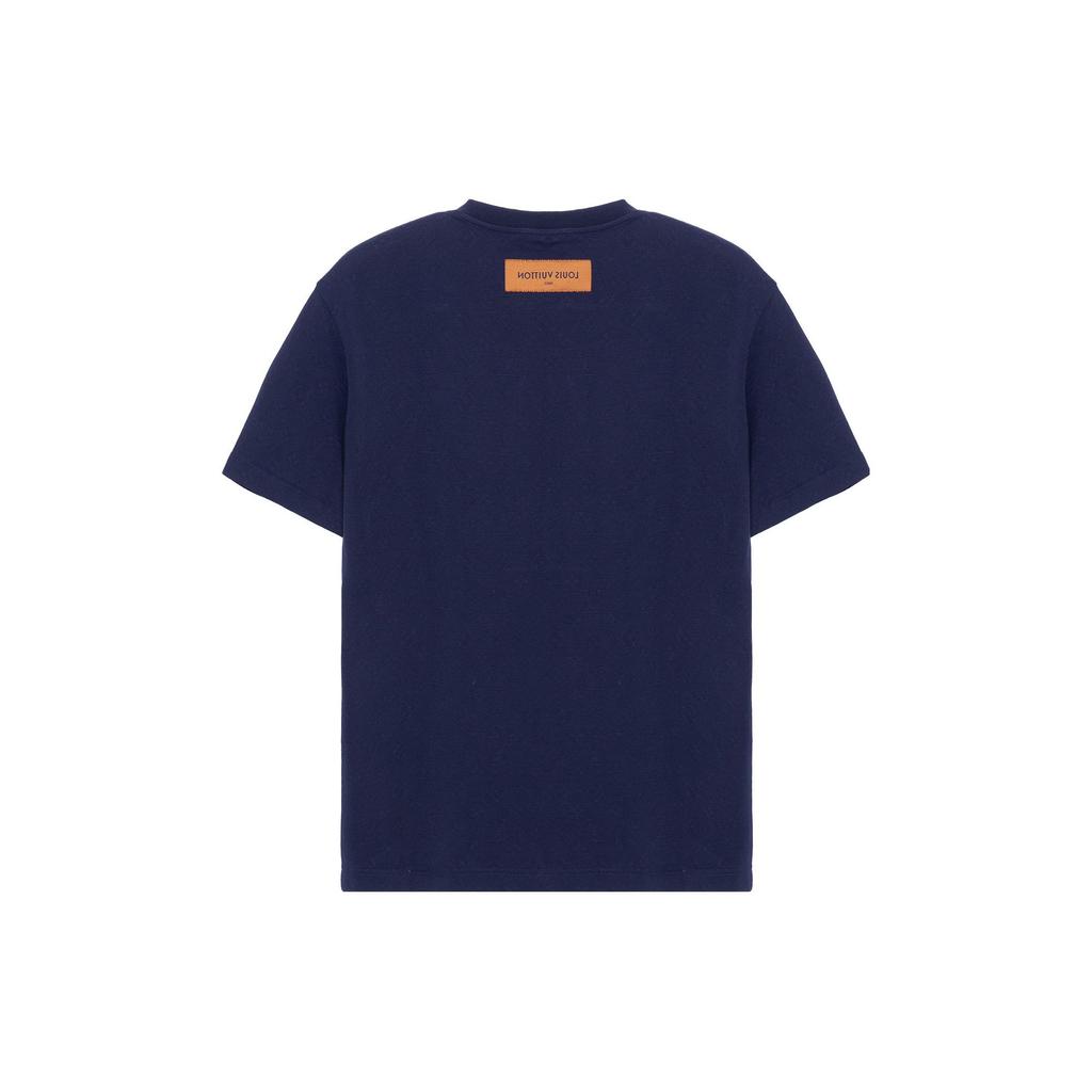 LOUIS VUITTON T Shirt Men's Blue 1A8R2I