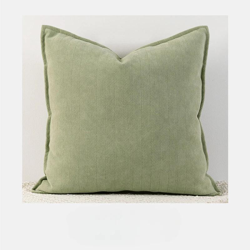 Large Size Orange Coffee Texture Pillow Covers Modern Light Luxury Simplicity Cushion Cover Home Sofa Bedside Pillow Cases