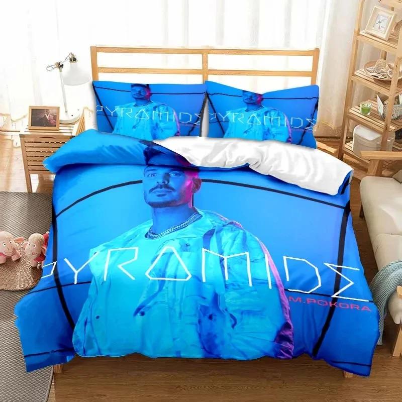 3D Print Matt M. Pokora Bedding Set Double Twin King Duvet Cover Comforter Pillowcase Boys Girls Adults Bedroom