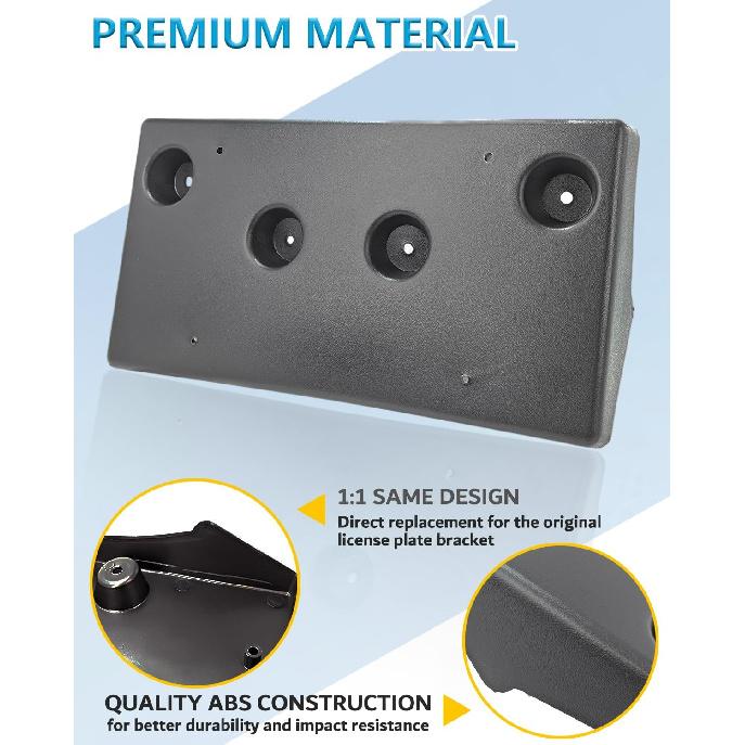 Front License Plate Frame for Chevy Equinox 2018 2019 2020 2021 Front Bumper License Plate Holder Mounting Bracket Replace # 23320630 GM1068190