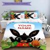 3pcs Bing Bunny1 Cover Set - Personalized Name, HD Printed Bedding with 1 Cover and 2 Pillowcases - Perfect for Home Decor, Easy Care