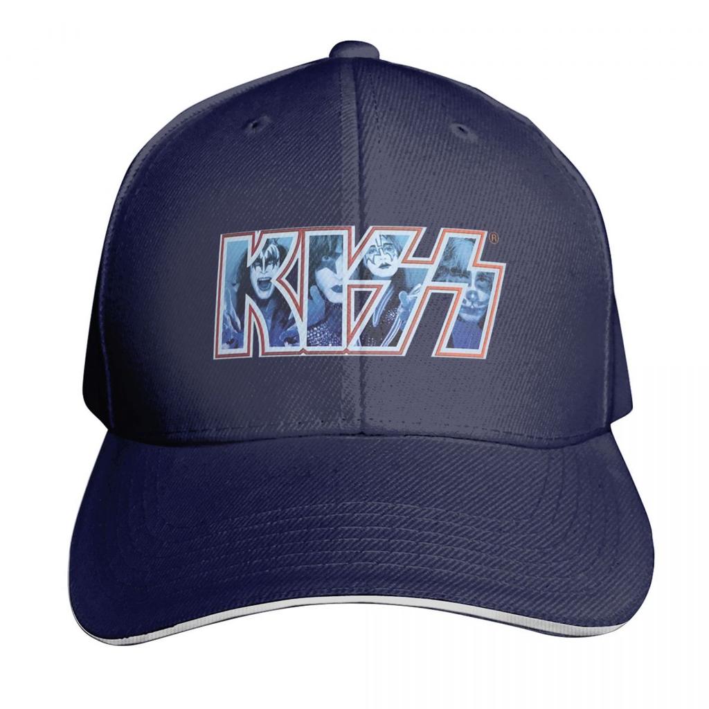 Kiss Logo Band Cap Fashion Casual Baseball Caps Adjustable Hat Hip Hop Summer Unisex Baseball Hats