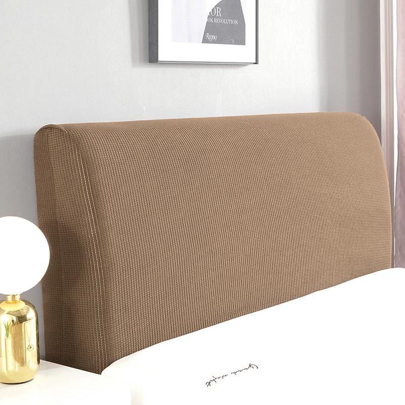 Elastische Bett Kopfabdeckungen Polar Fleece Rücken Schutz Stoff Für Zuhause Hotel Bankett Lange Rücken Stuhl Abdeckung