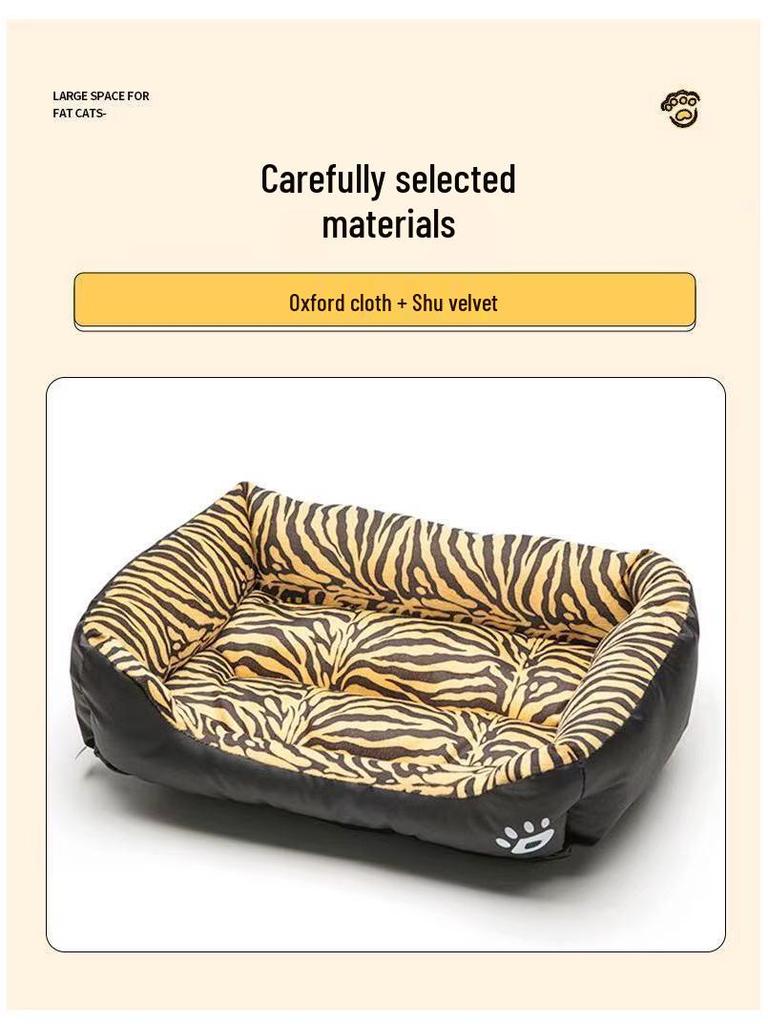 Pet Cushion & Bed - Winter Warmth for Cats & Dogs