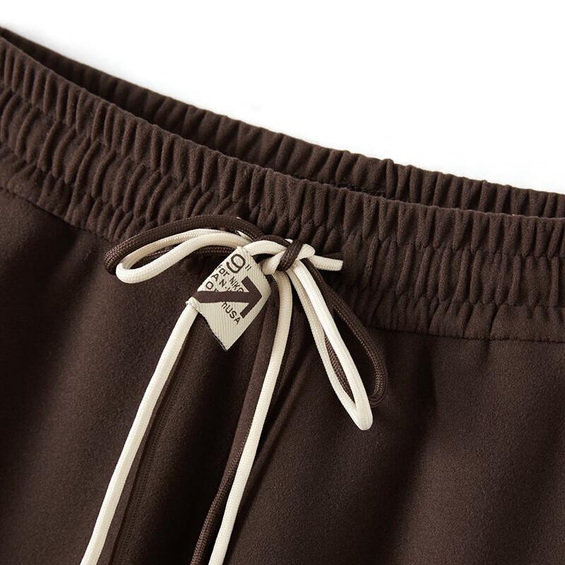 Tachiya Women's Fleece-Lined High-Waist Embroidered Joggers