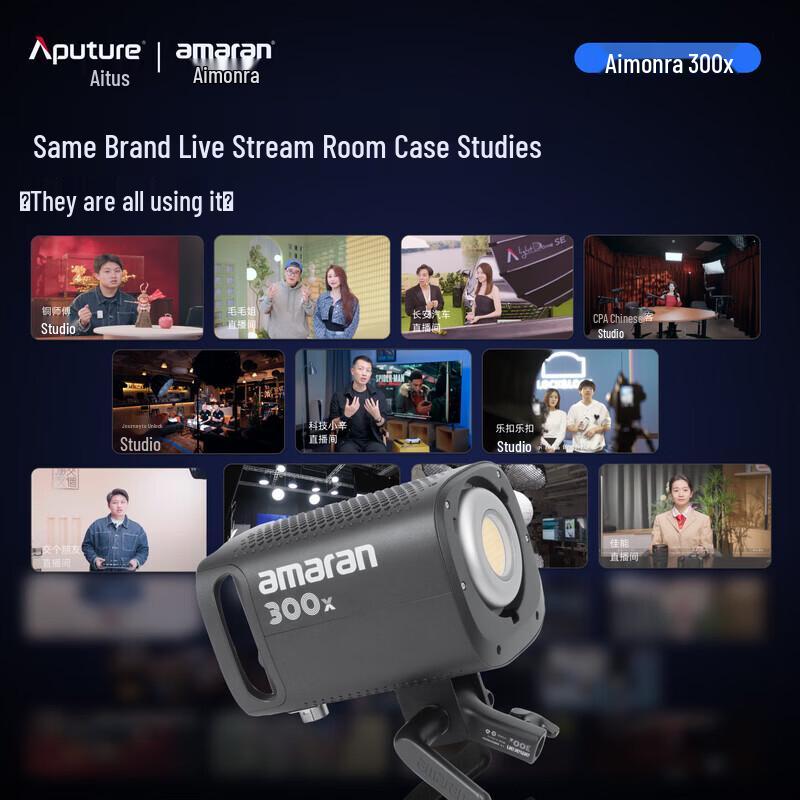 Aputure Amaran 300x Bi-Color LED Video Light