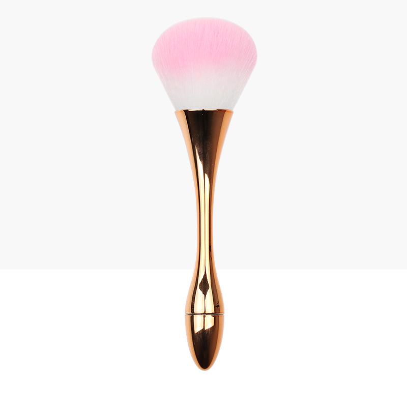 Portable 5-Piece Mini Makeup Brush Set: Powder, Blush, Eyeshadow