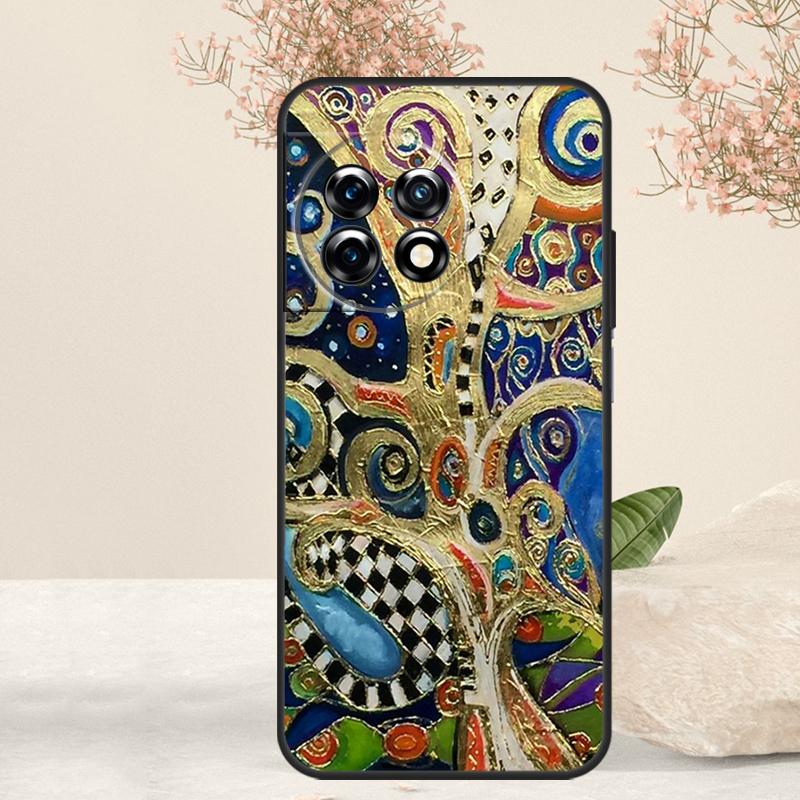 Starry Night Klimt Kiss Case For OnePlus 15 13 12 11 13T 13R 12R 15R 10T 8T 10 Pro Nord 5 CE 4 3 2 Lite N20 N30 Cover