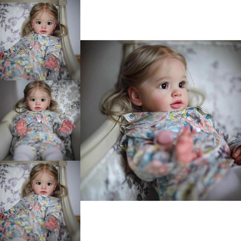 Silicone Dollsuit With Flower Pattern For Collectors And Kids