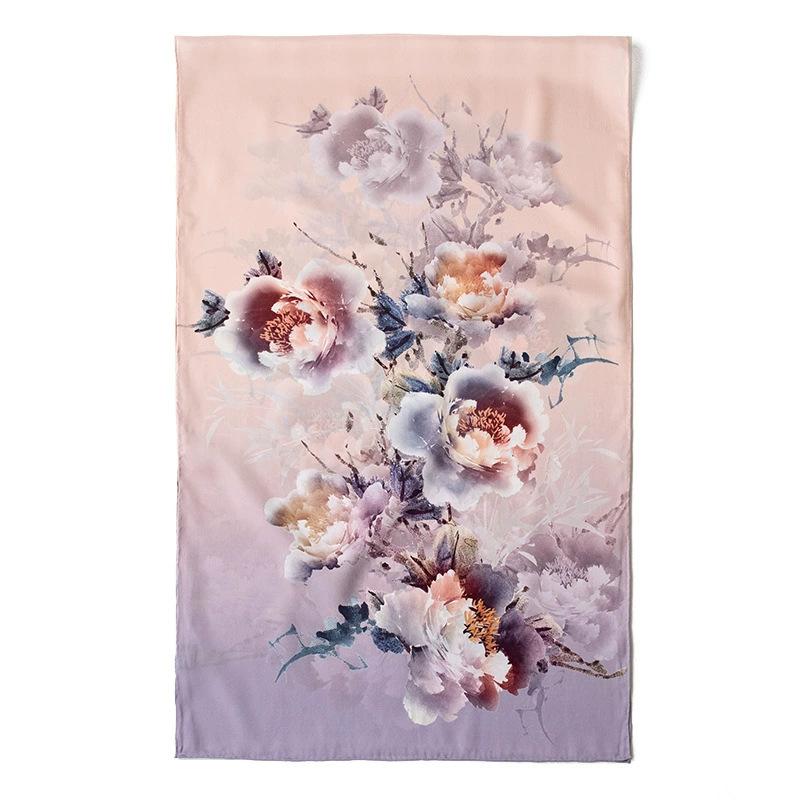New 100% mulberry silk  premium gift scarf