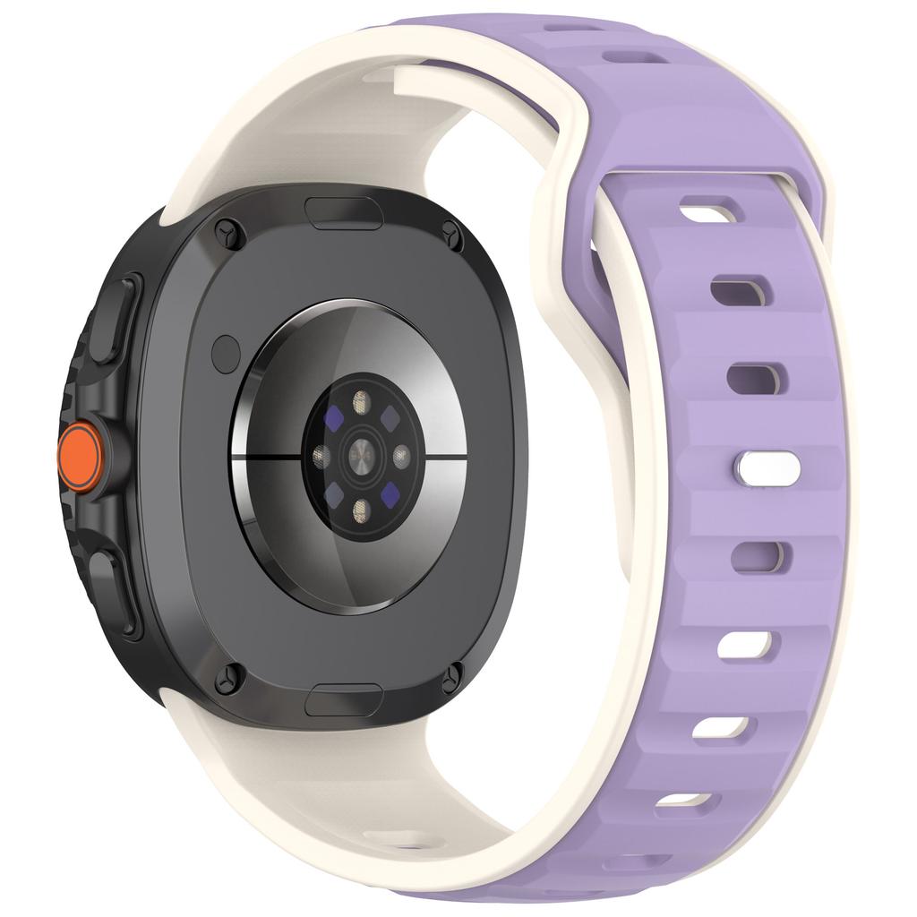 Sport Strap for Samsung Galaxy Watch 8/8 Classic Two-tone Elastic Silicone Band for Galaxy Watch8 40 44mm Smartwatch Accessories