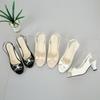 Spring and Summer One-word Buckle Fashion Casual Fish Mouth Plus Size Women's Sandals