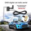 SMA/SMB Plug DAB/DAB+ Enhance Devices Car Radio Aerial Antenna Windshield Mounting Signal Booster For Pioneer Kenwood JVC Sony