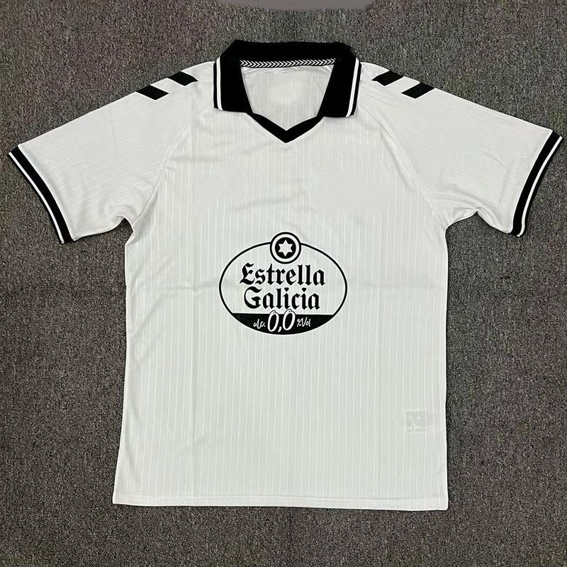 Celta Fan Edition Bílé krátkoruké fotbalové triko Pánské Bambusové vlákno Výkonnostní sportovní oblečení
