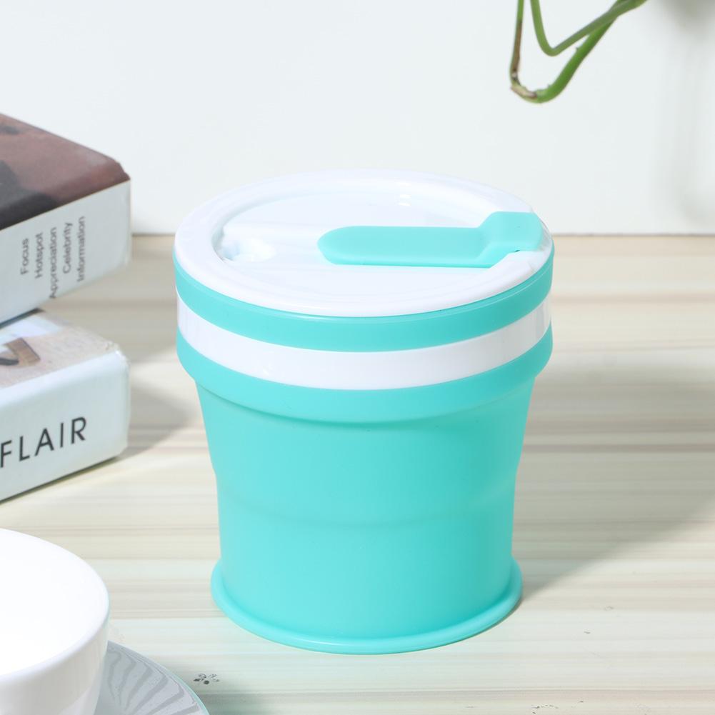 350ml Silicone Folding Cup Portable Collapsible Coffee Cup Mug for Travel Outdoor