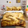 Golden Dragon and Peacock. Bedding Sets Duvet Cover Sets Duvet Covers Pillowcases(1 * Duvet Cover 2 * Pillowcases Without Duvet Insert)