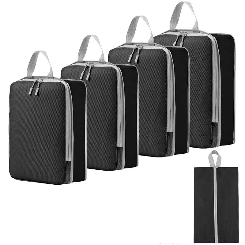 4 Set/5 Set/6 Set Compression Packing Cubes for Travel,Lightweight Compression Suitcase Organizers Bag Set Packing Organizers
