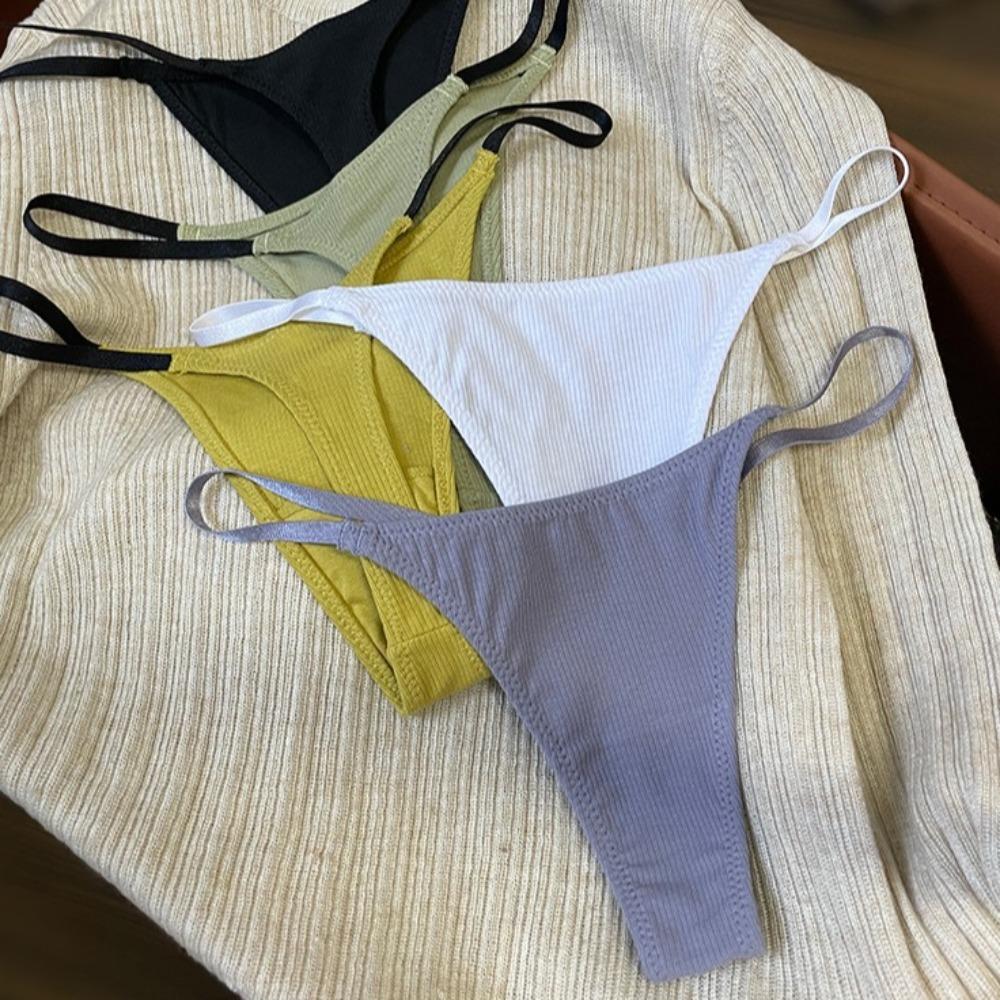 Dünne Träger Nahtlose Slips G-Strings Damen Slips Einfache T-Back Strings Mädchen