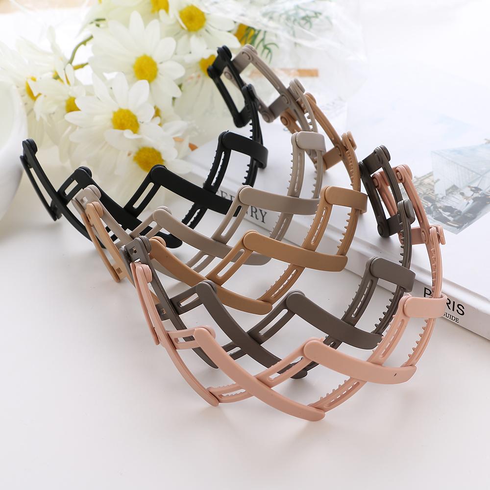 Simple New Telescopic Headband New Portable Folding Hairpin Ladies Non-slip Hairpin Hair Accessories Fashion