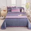 Milk Velvet Crystal Velvet Bed Cover Mattress Cover Blanket Kang Cover Warm Plus Velvet Blanket Quilted Bed Sheet Thickened Three-piece Set