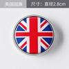 American Italian British Ukrainian Chinese EU Russian National Flags Car Button Scratch Blocking Body Sticker