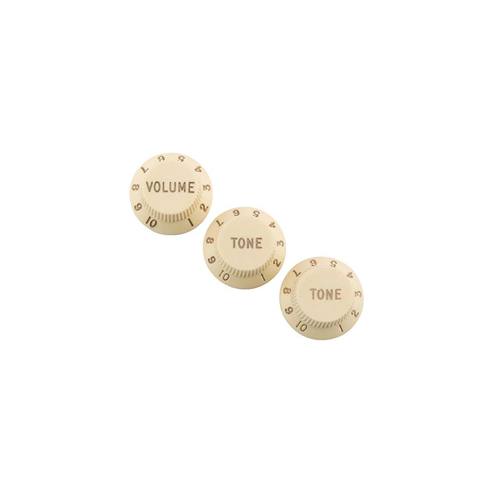 Fender Road Worn® Strat® Knobs Aged White