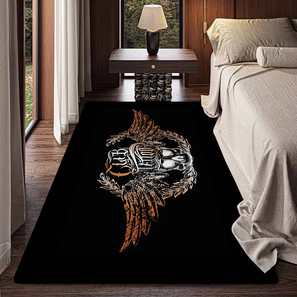 Tattoo Shop Floor Mat INS Style Soft Bedroom Floor House Laundry Room Mat Anti-skid Bedside Area Rugs