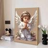 New Arrival 5D DIY Full Circle Diamond Painting "Angel" Embroidery Cross Stitch Home Decor Gift