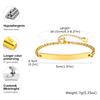 Personalized Name Bar Bracelet for women,Engraved Stainless Steel ID Bracelets, free engraving love gift