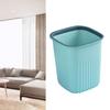 Trash Can Kitchen Office Bathroom Living Room Plastic Garbage Bin with Pressing Ring