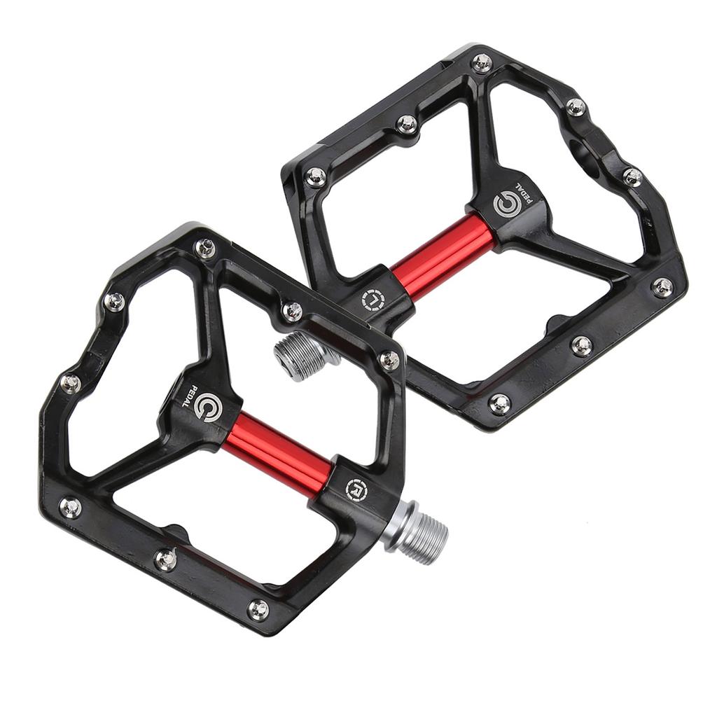 Yansıtıcılı Dayanıklı Yol Bisikleti Rulmanlı Pedallar CNC Alüminyum Alaşımlı Bisiklet Aksesuarları