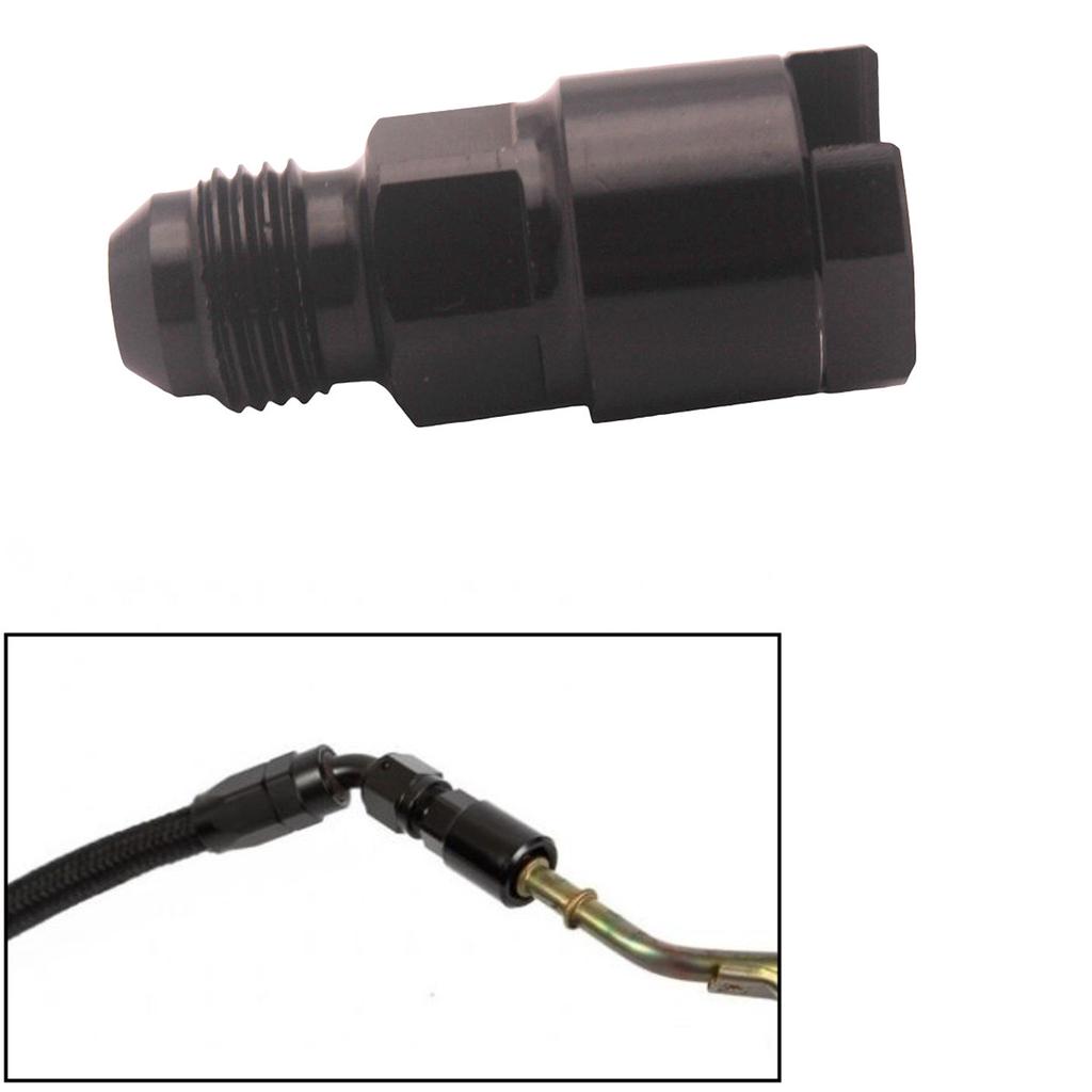 Fuel Line EFI Adapter Fitting -6 AN Male To 5/16" Quick Disconnect Push Hardline