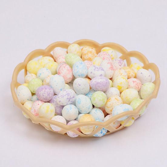 Foam Easter Eggs Realistic Bird Egg Decorations Colorful Foam Egg Keepsakes for Spring Party Decor Basket Fillers