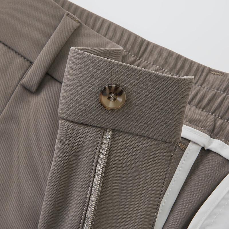 Judger Herren Seidenmischung Tapered Business-Hose