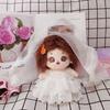 Wedding Dress 20cm Cotton Doll Clothes 20cm Doll Flower Dress  DIY Keychain Pendant