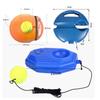 Tennis Trainer Rebound Ball for Beginner Indoor/Outdoor, Training Equipment with Elastic String Weighted Base, Portable Tennis Trainer for Kids Adults