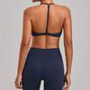 Verstellbarer Yoga-BH mit Kreuzträgern und Hohlrücken-Design für Fitness & Laufen