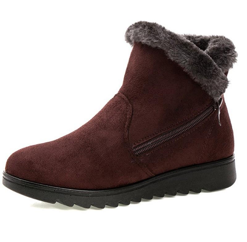 Women's Warm Boots Middle Aged Elderly Thickened Snow Boot