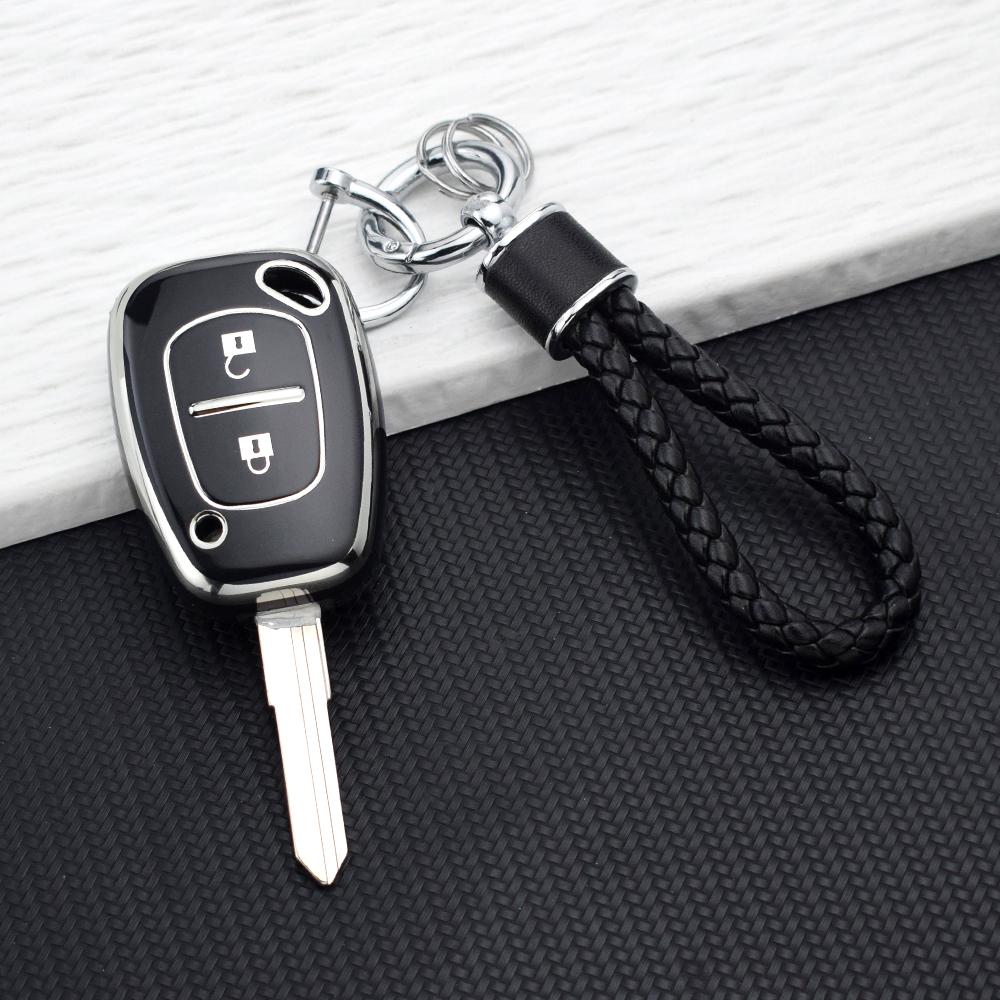 Tpu Car Key Case Cover Shell Protector For Renault Kangoo Trafic Movano Vauxhall Opel Vivaro Car Key Chains Auto Accessories