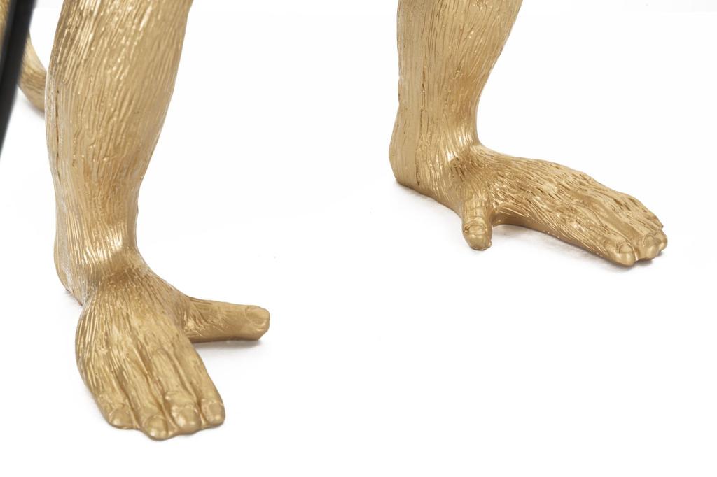 Table Lamp Monkey Gold Cm Ø 26X34X55