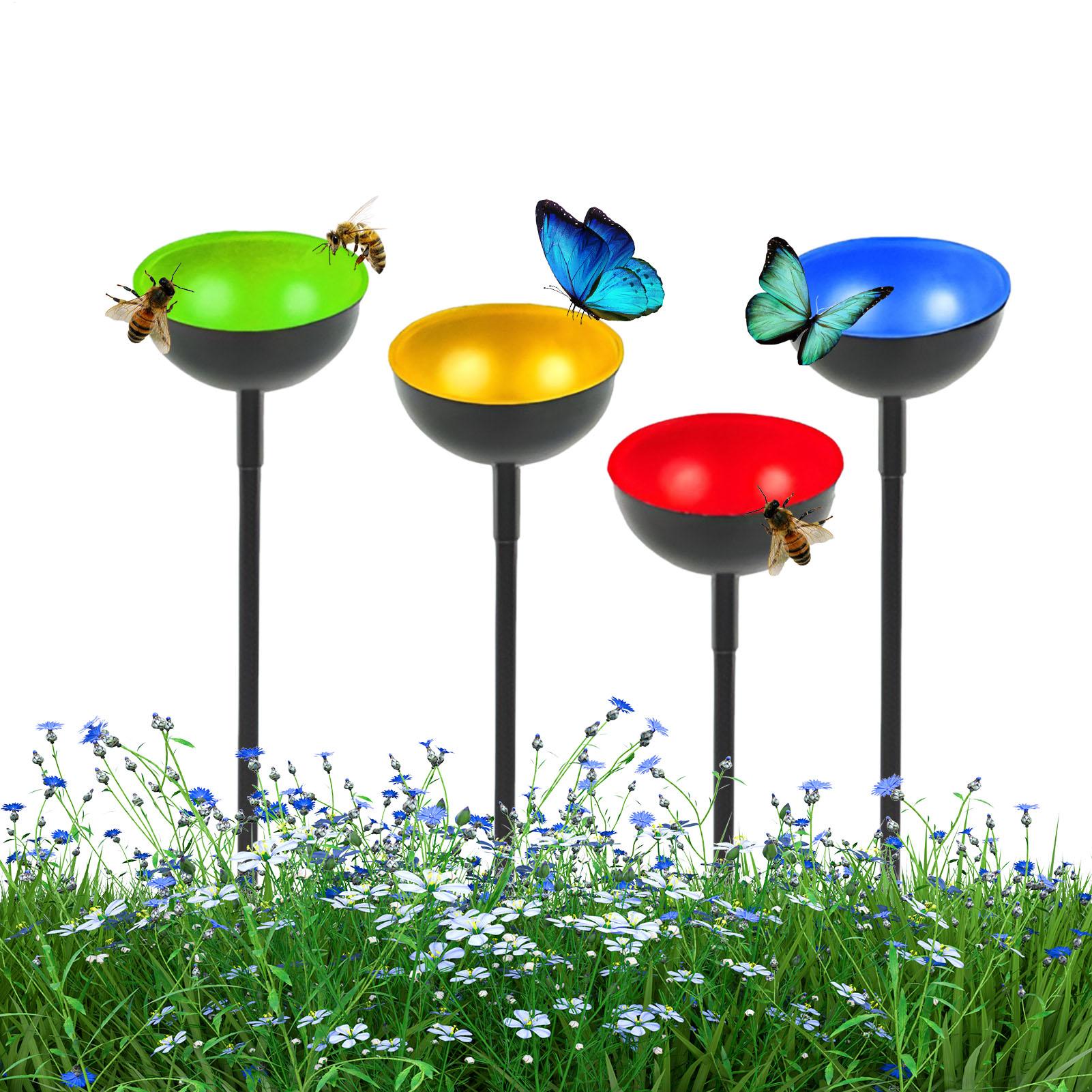 

Bee Watering Stations 4 Pieces Bee Drinking Station For Garden Rustproof Pollinator Feeding Outdoor Decor For Courtyard Backyard China Mainland
