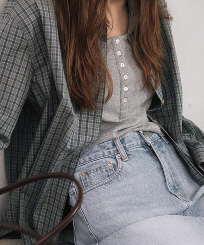 Kwinseulaebis Long Slit Denim Skirt_Light Blue_4Colors
