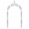 KADAX Pergola Ogrodowa metalowa Łuk Na Kwiaty Róże Do Róż Pnącz 281 cm Podpora